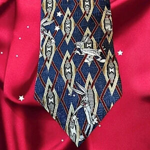 Vintage Warner Bros Studios Bugs Bunny Necktie